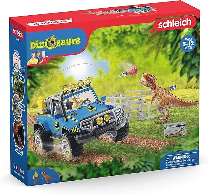 Schleich Dinosaurs 41464 - Geländewagen mit Dino Aussenposten