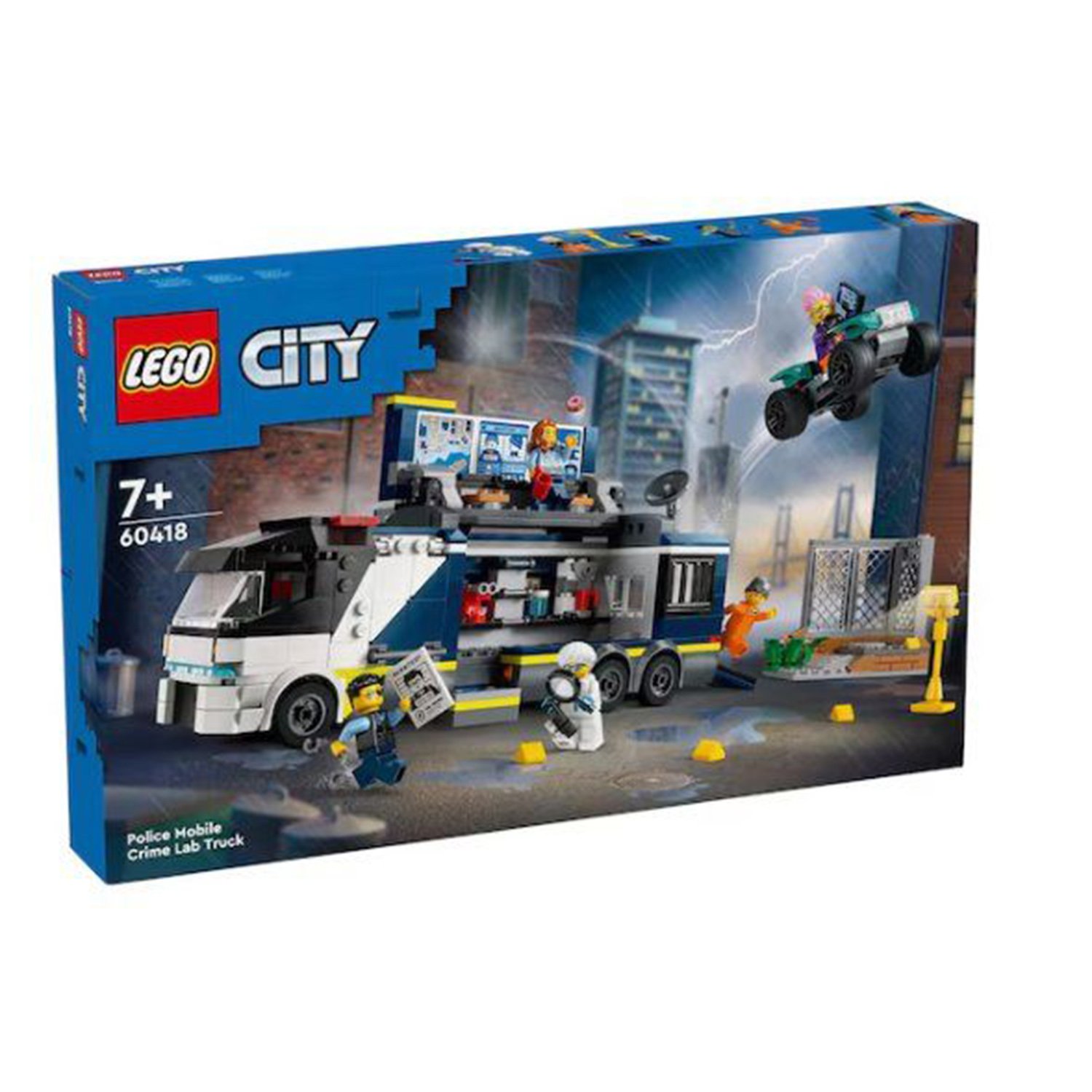LEGO City 60418 Polizeitruck mit Labor