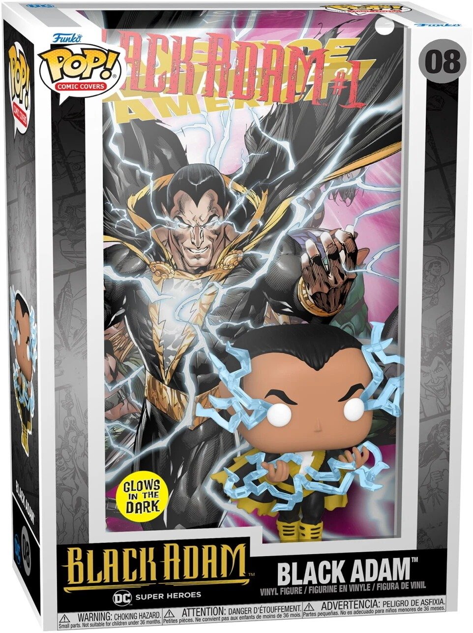 Funko Pop - Black Adam #08 Comic Covers