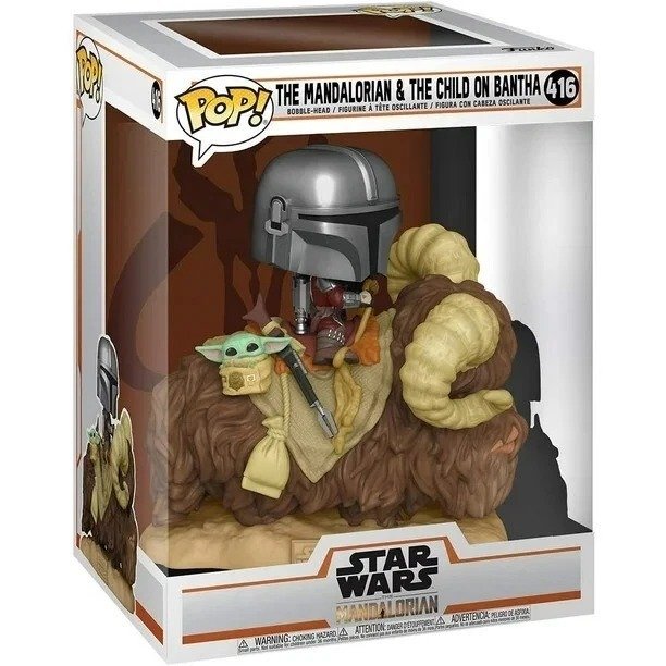 Funko Pop - Star Wars - #416 The Mandalorian & Bantha Child