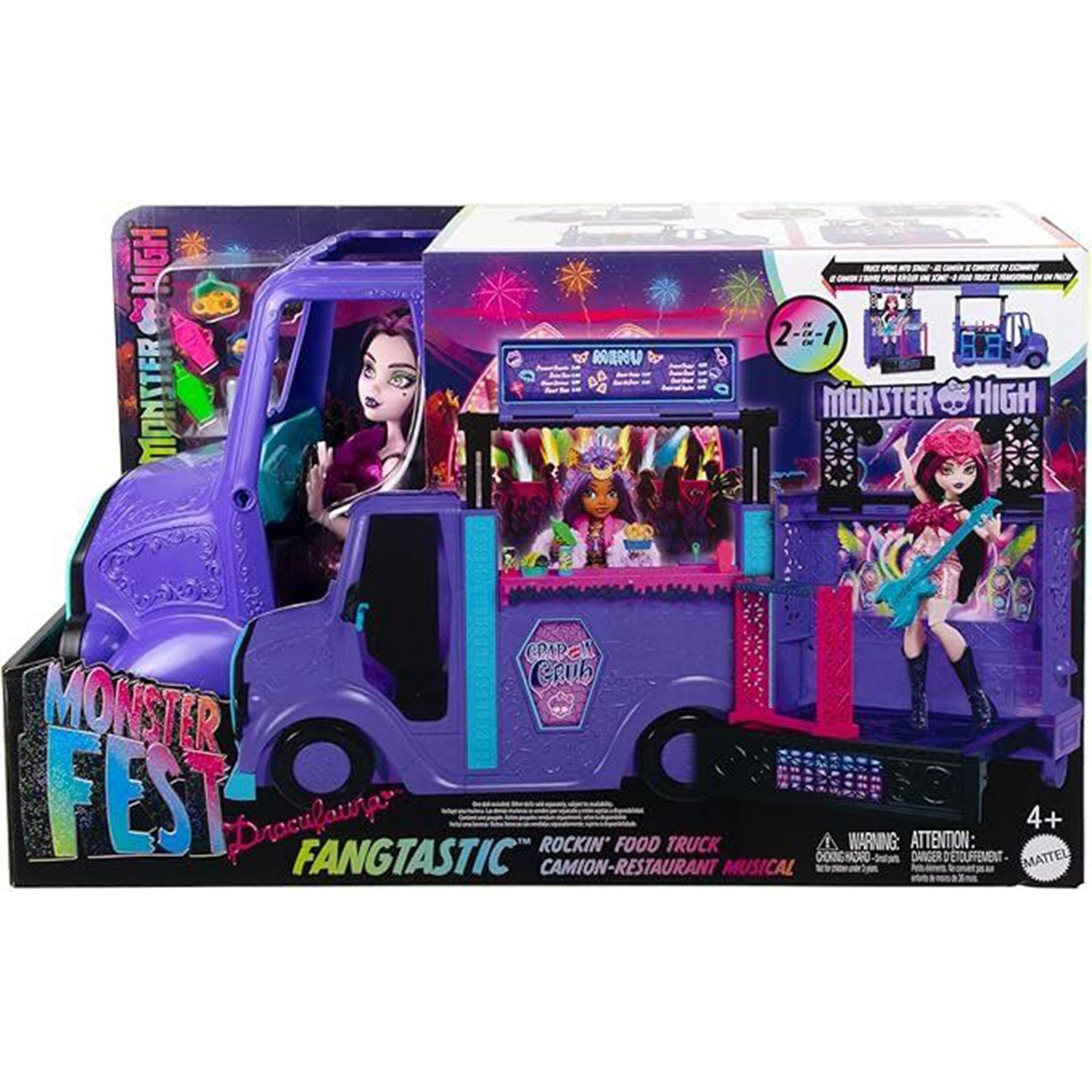 Monster High Monster Fest Fangtastic Food Truck Monster