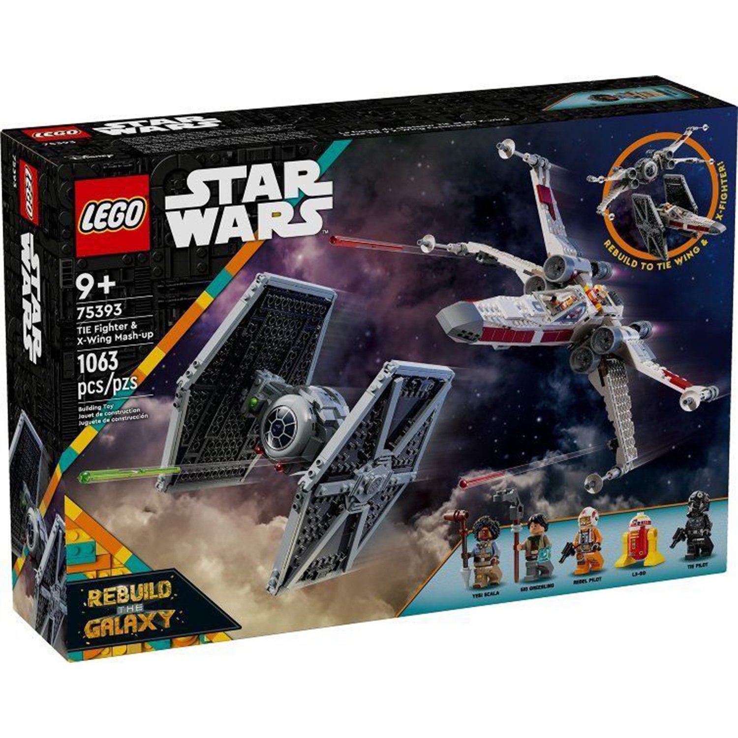 LEGO Star Wars 75393 Mashup aus TIE Fighter & X-Wing