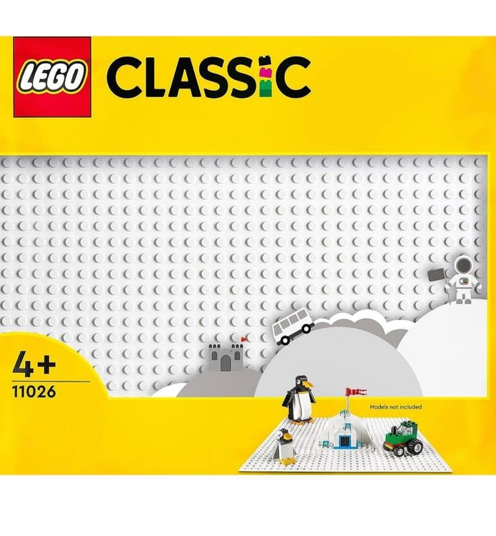 Lego Classic Baseplate 11026 - weiss