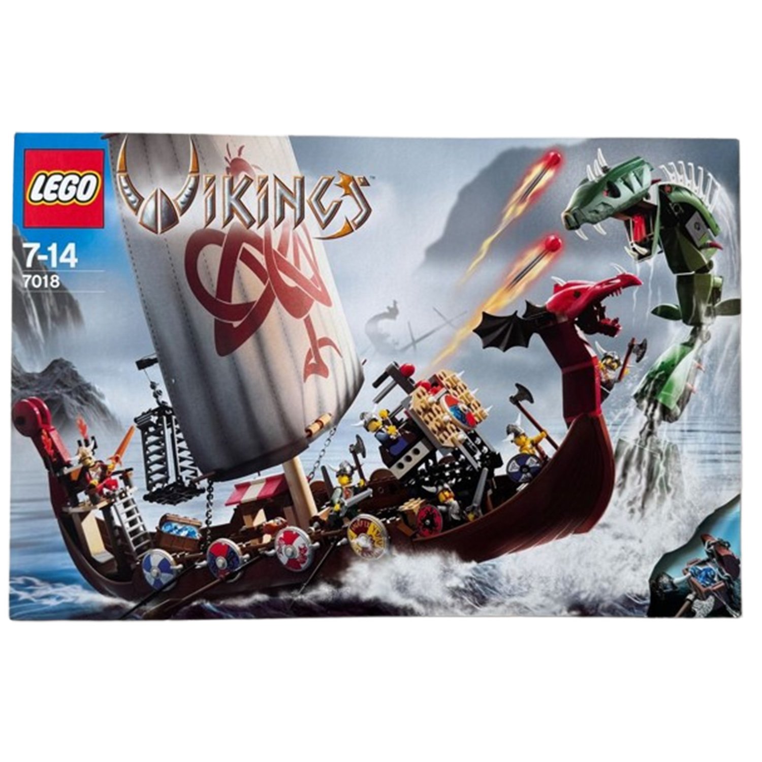 Lego Vikings 7018 Wikingerschiff Midgardschlange