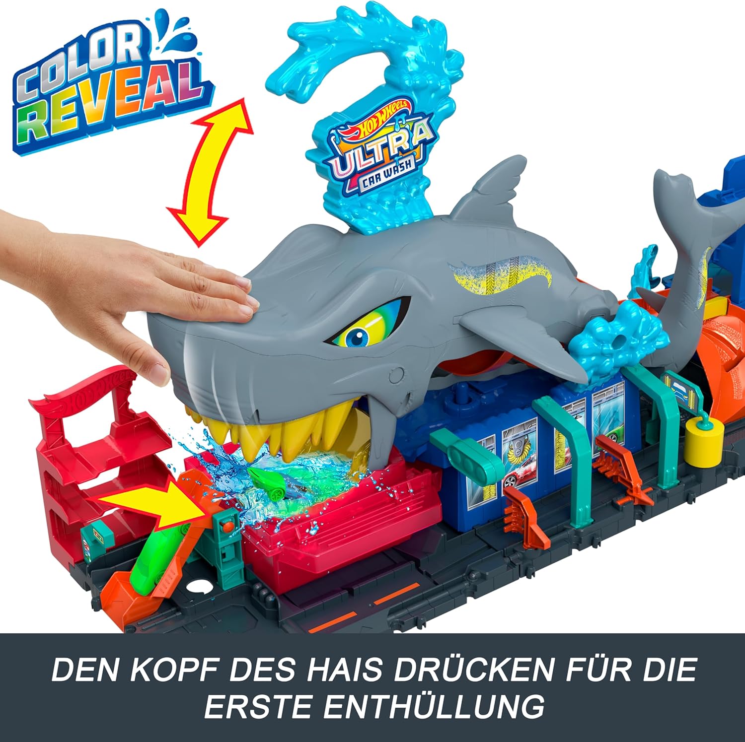 Hot Wheels Ultra Shark Car Wash