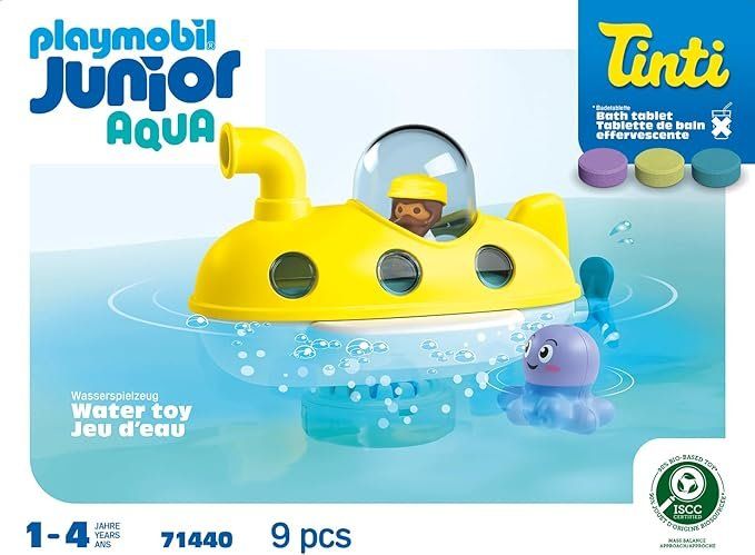 Playmobil Junior 71440 Aqua & Tinti | Buntes U-Boot