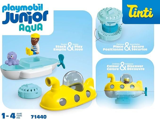Playmobil Junior 71440 Aqua & Tinti | Buntes U-Boot