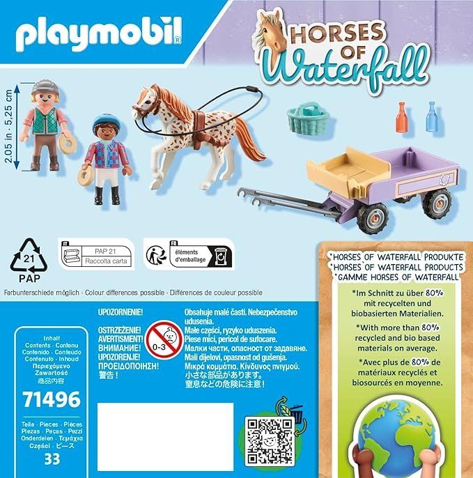 Playmobil Horses of Waterfall 71496 Ponykutsche