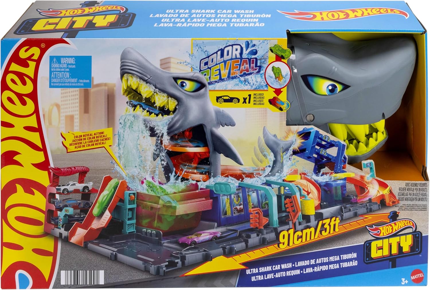 Hot Wheels Ultra Shark Car Wash