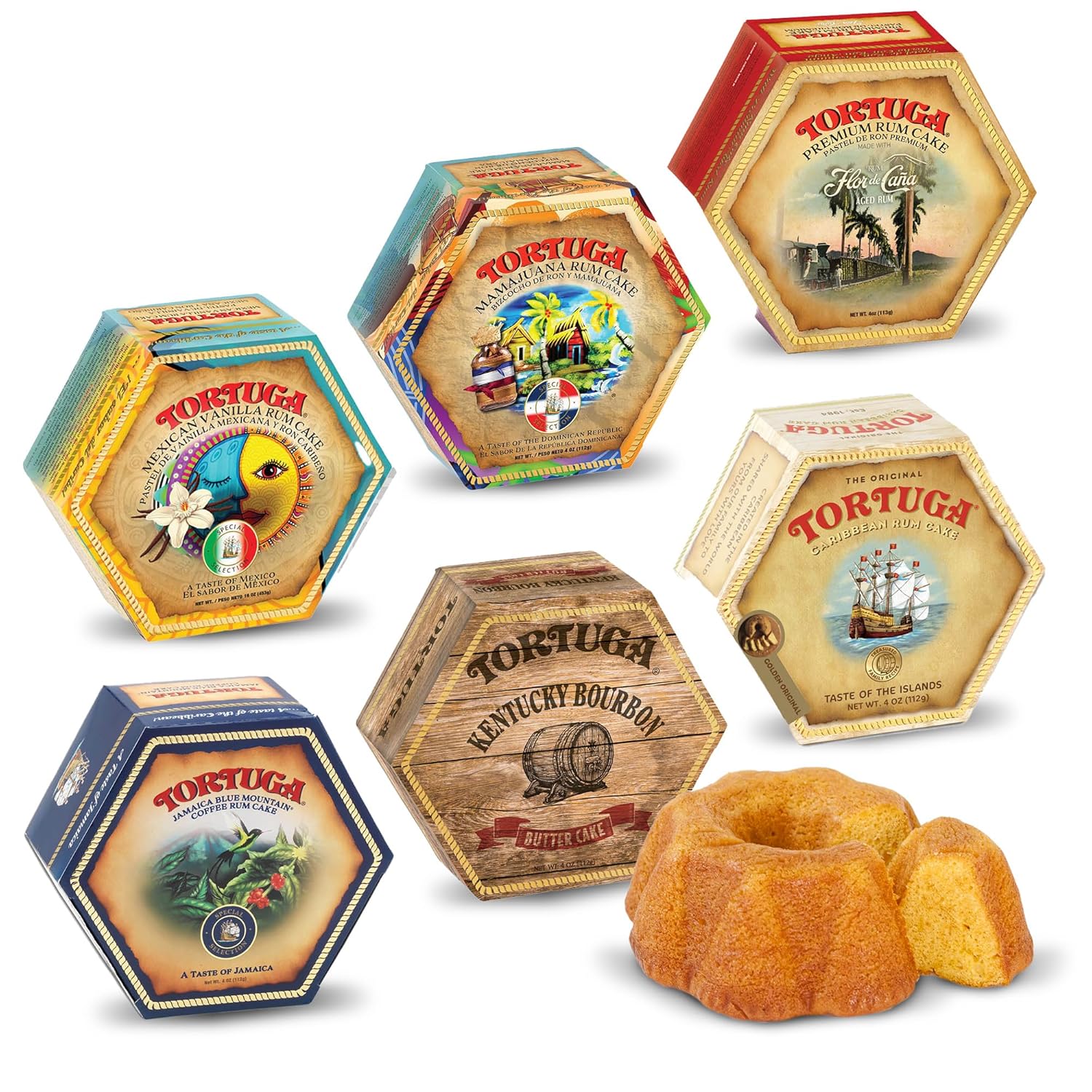 TORTUGA Provenance Rum Cake Variety Pack