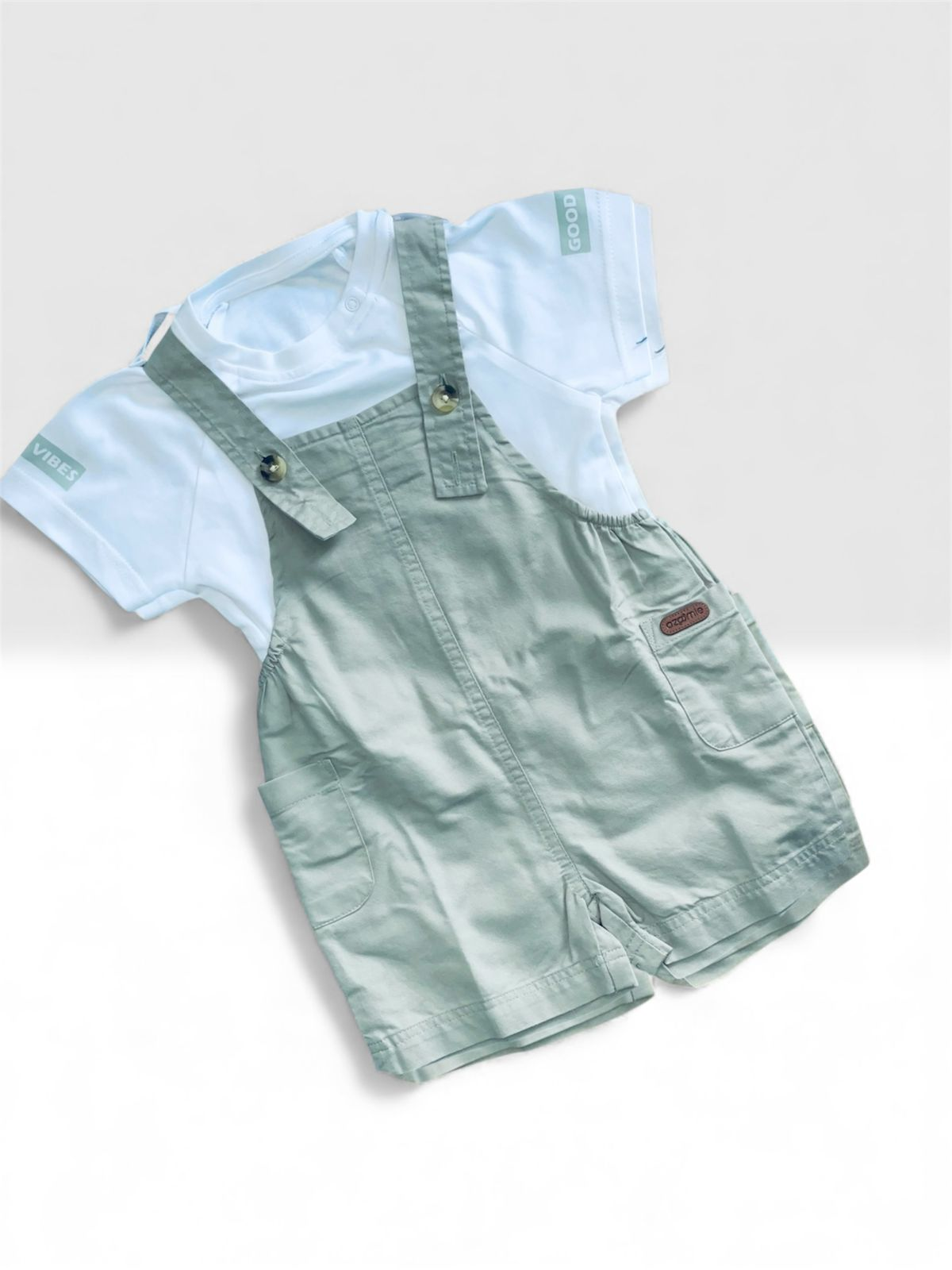 BABY FRIENDLY Premium Half sleeve Dungaree