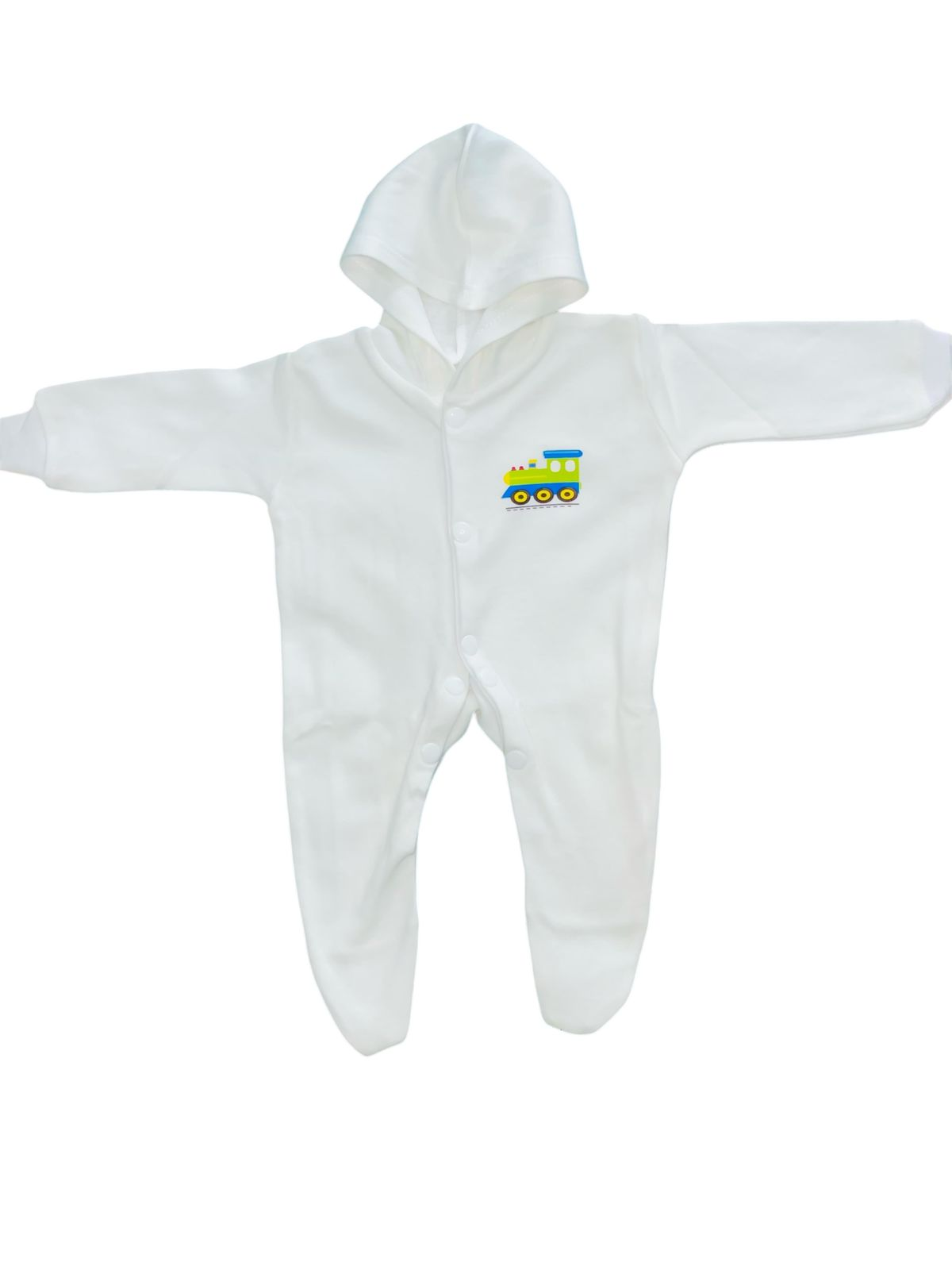 BABY FRIENDLY Premium Full Romper Button Cotton (Plain colours)