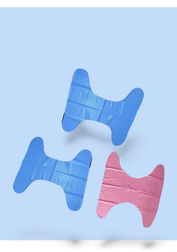 BABY FRIENDLY Premium Plastic Tie Nappy Pack of 3