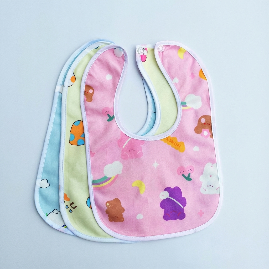 BABY FRIENDLY Premium Bibs Pack Of 3