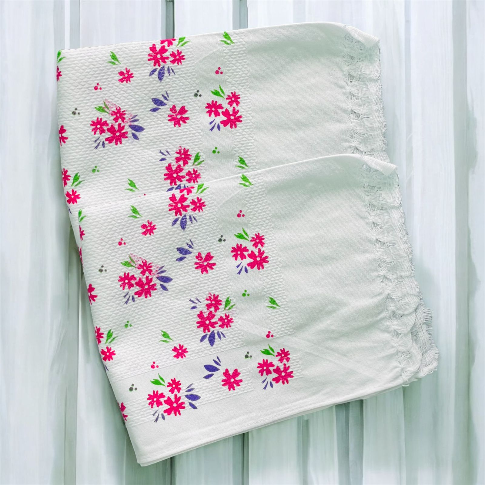 BABY FRIENDLY Premium Bath Towel print (cotton) Pack Of 2