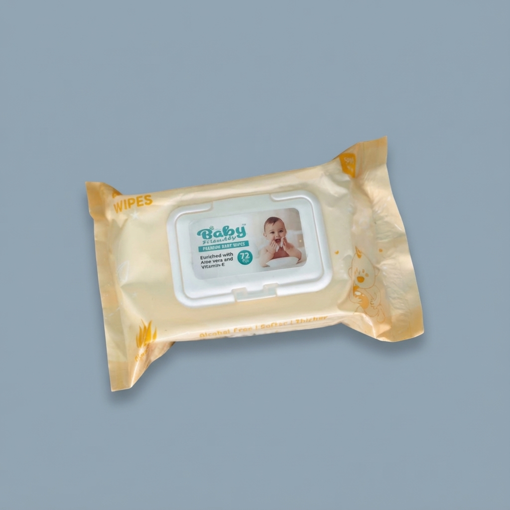 BABY FRIENDLY Premium Baby Wipes(72pcs)