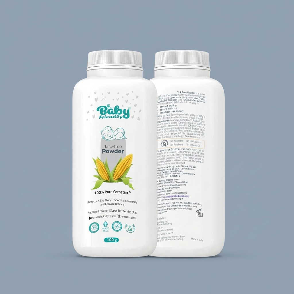 BABY FRIENDLY Premium BabyTalc Free Powder (100g)