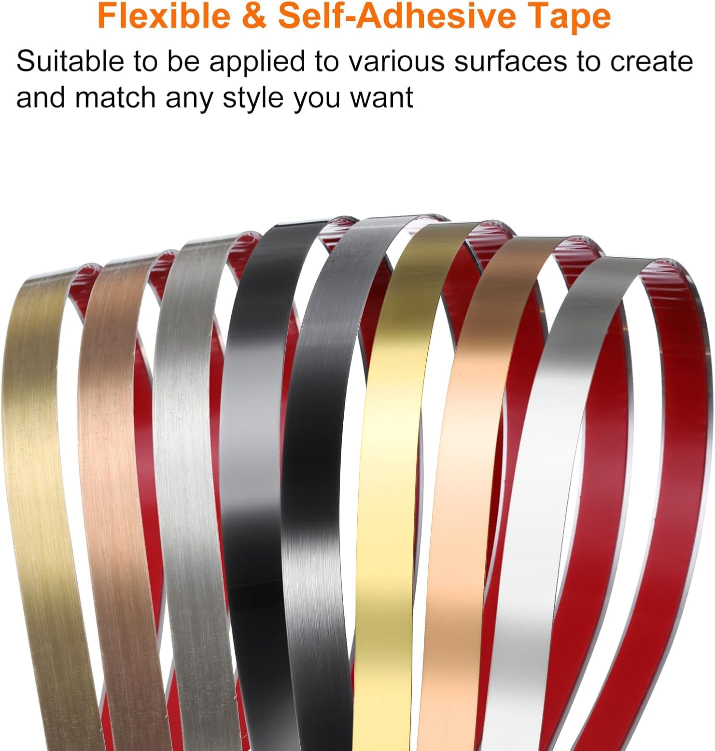 Self Adhesive Stainless Steel Strip Plain Roll