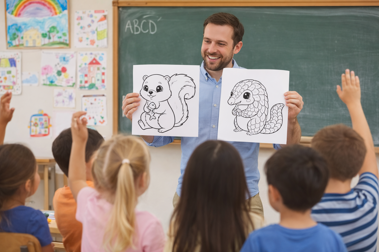 Cute Animal Coloring Pages for Kids (Ages 3–7) | 25 Printable Fun & Easy Coloring Sheets - Set 2