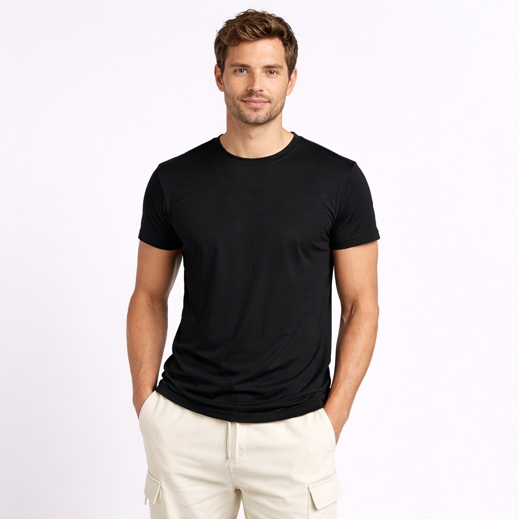 Herren Funktionsshirt Grau/Schwarz