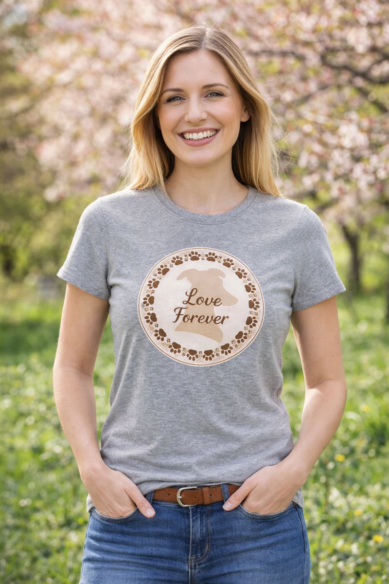 Graues Premium T-Shirt