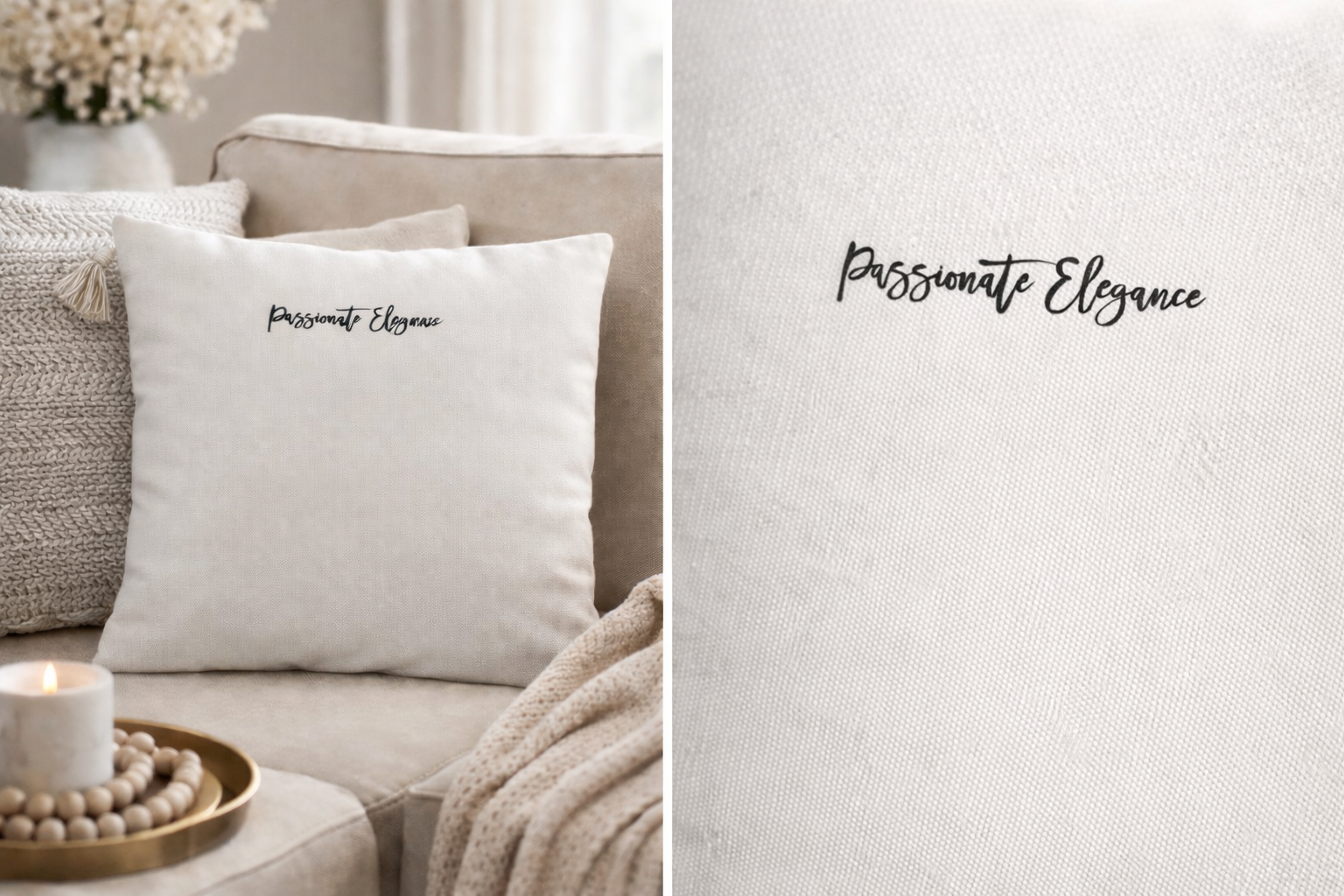 Kissen mit ital. Windspiel