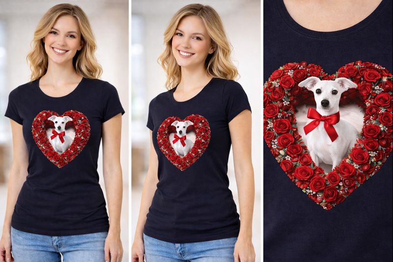 Schwarzes Premium T-Shirt