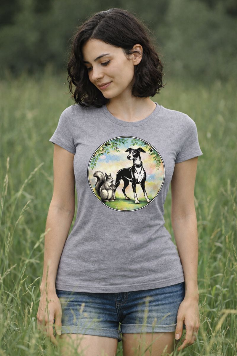 Graues Premium T-Shirt