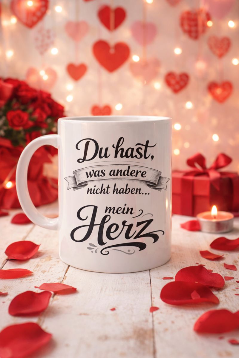 Weiße Keramiktasse
