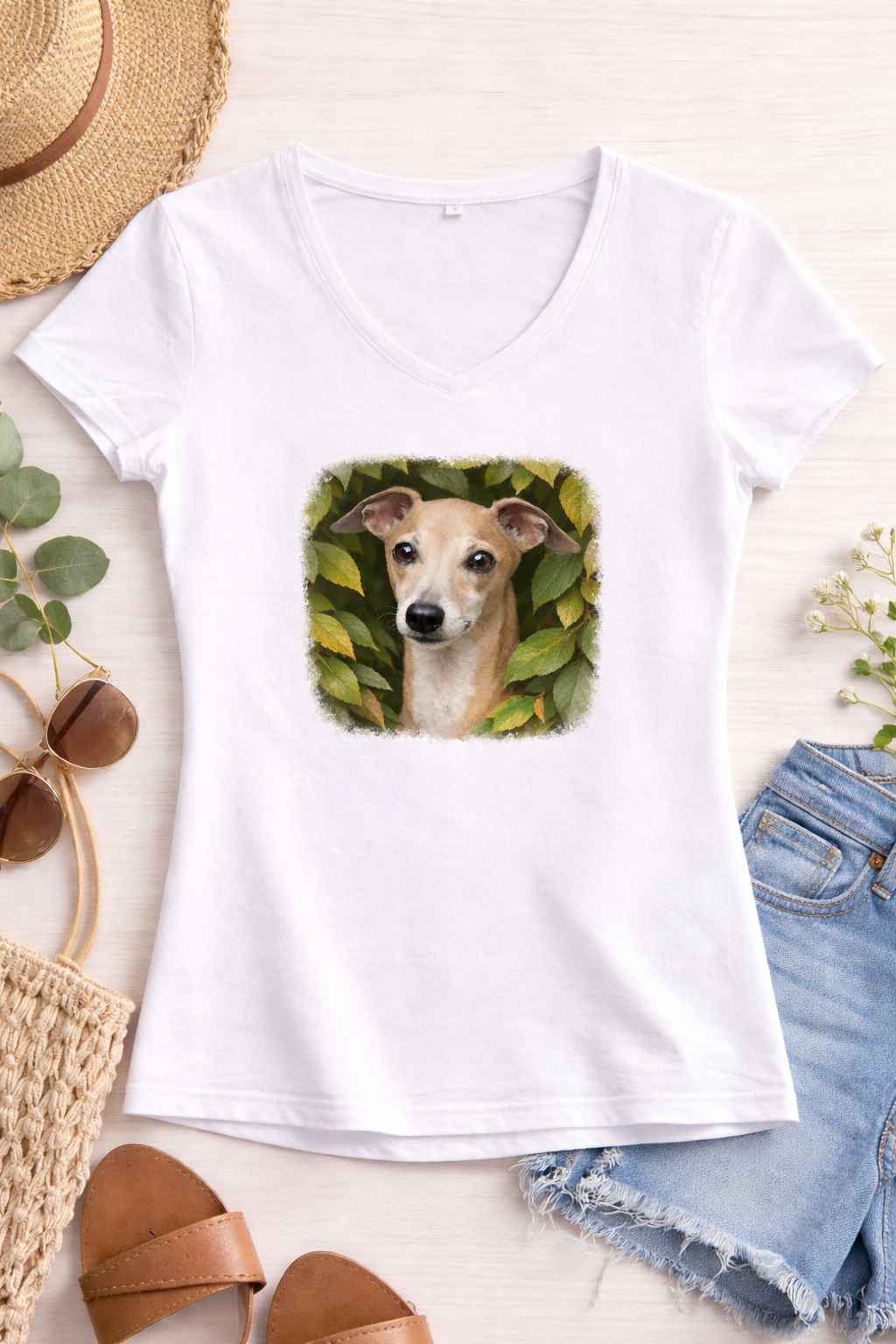 Weißes Premium T-Shirt