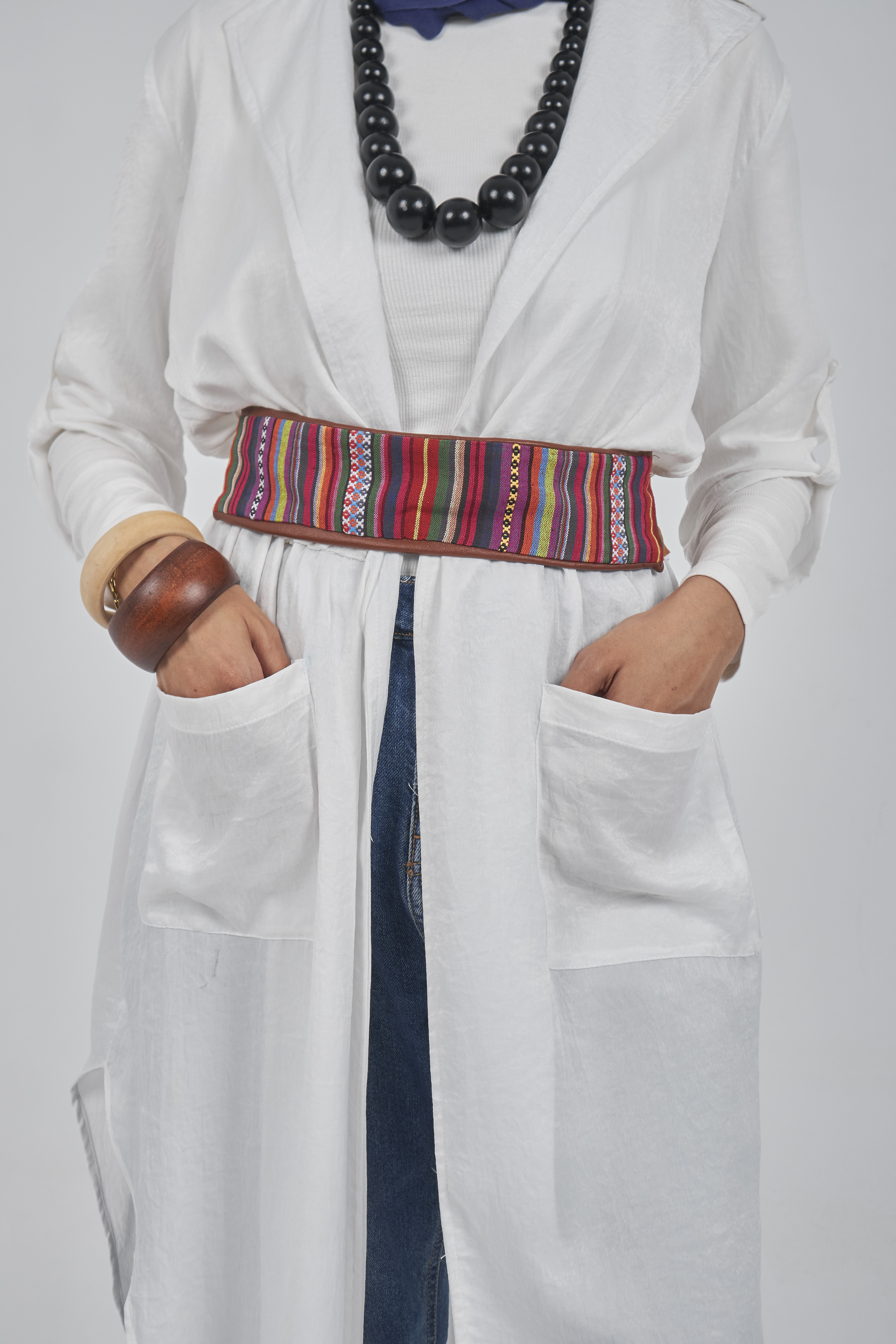 Boho Patterned Waist Belt