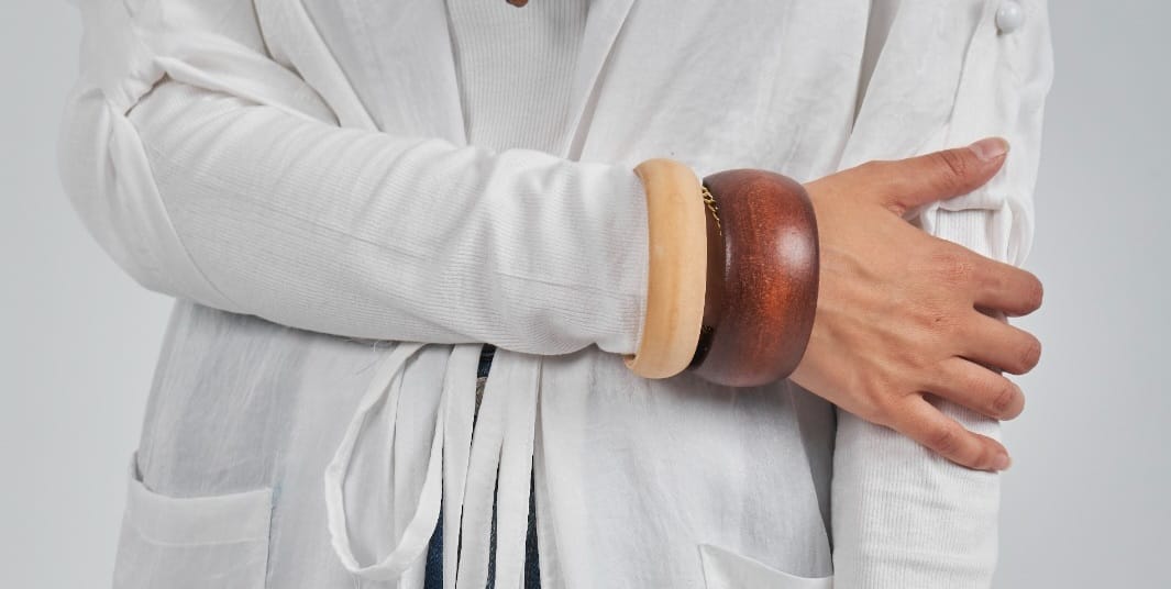 Wooden Bangle Bracelet Set