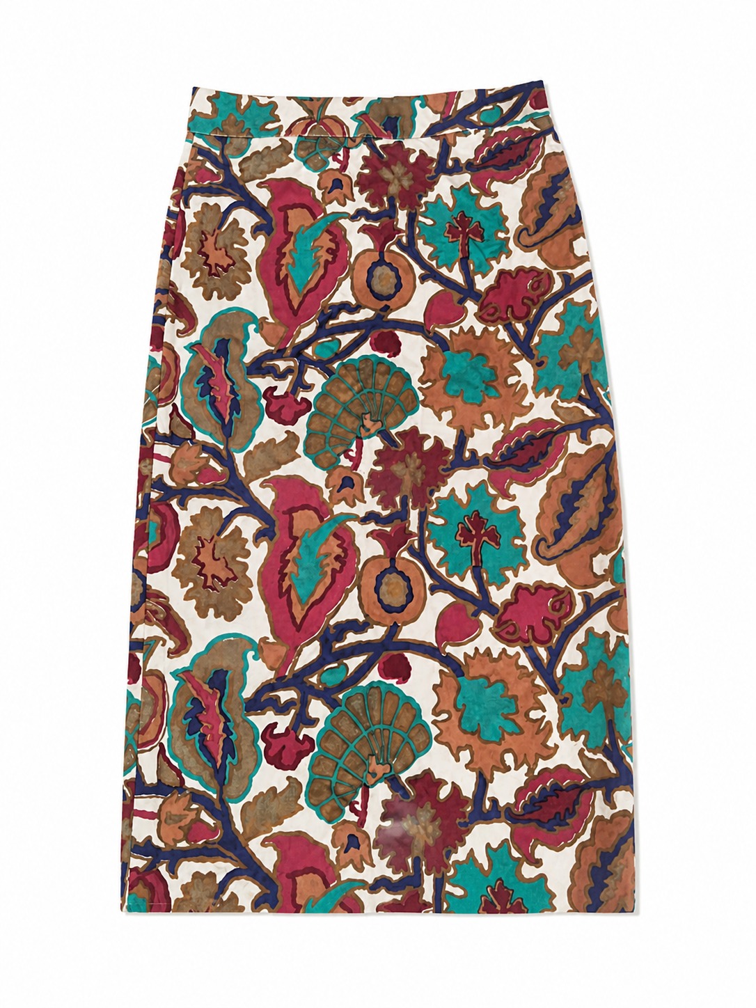 Floral Print Pencil Skirt
