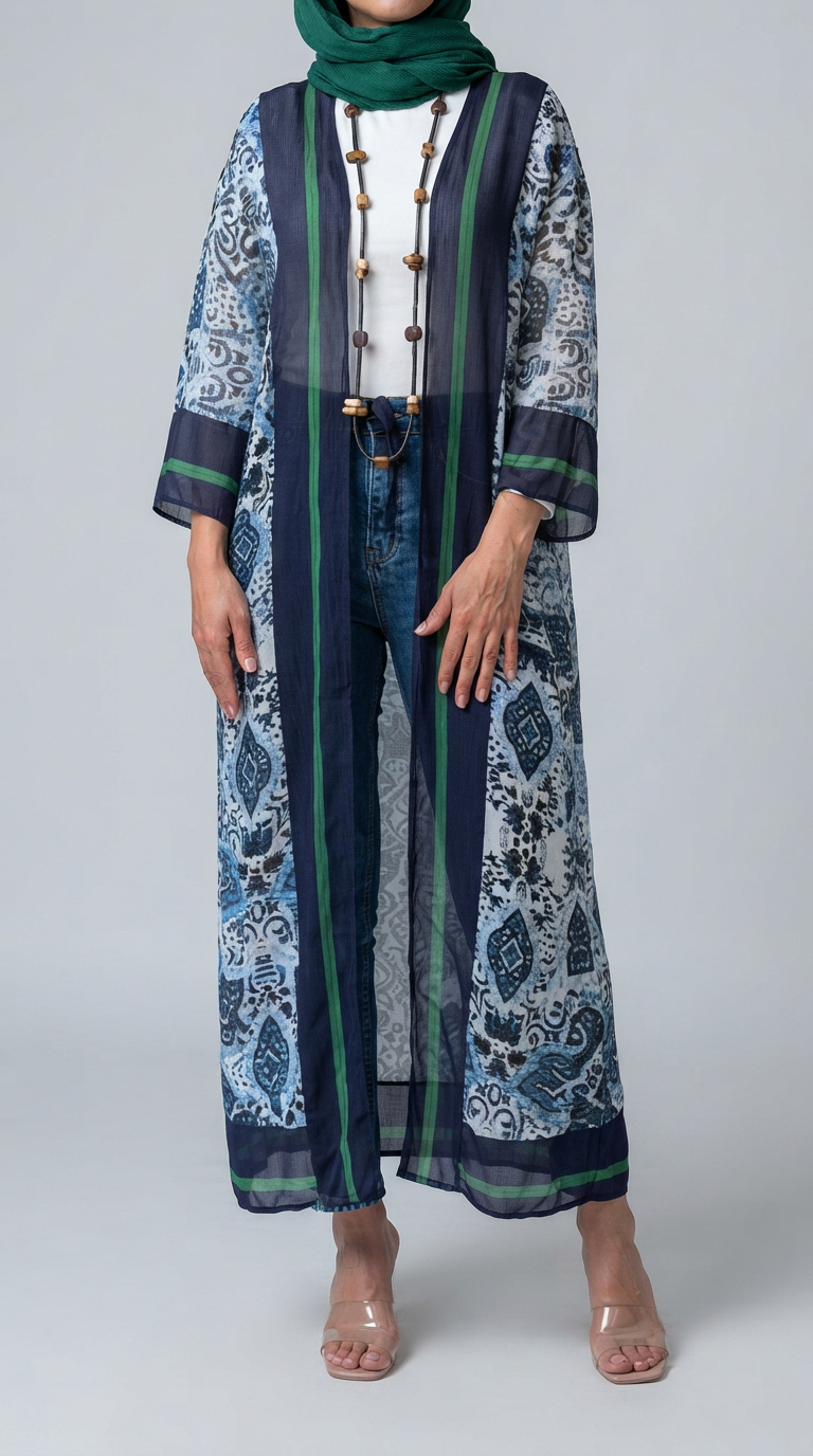 Boho Chic Sheer Kimono