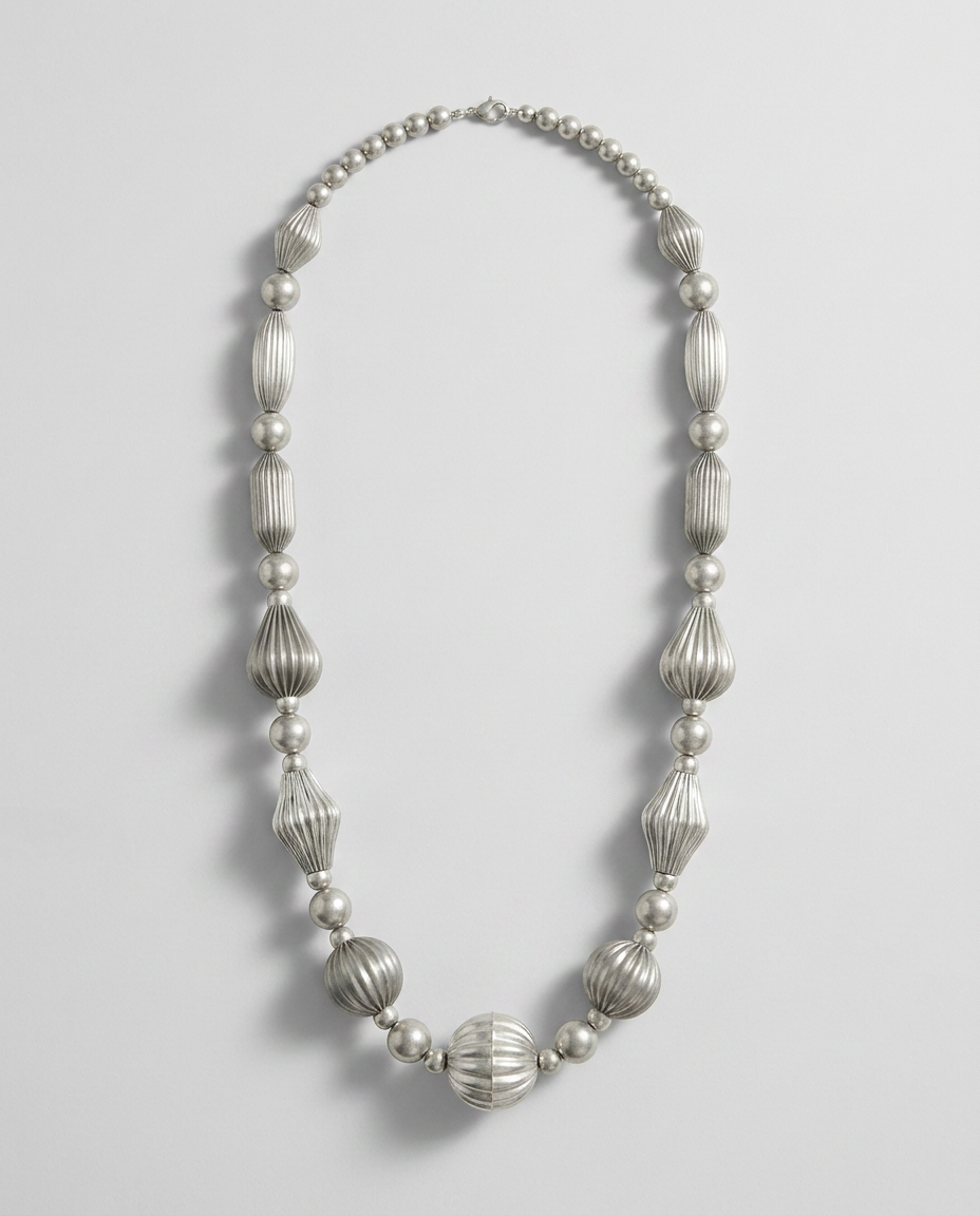 Elegant Altmunium Bead Necklace