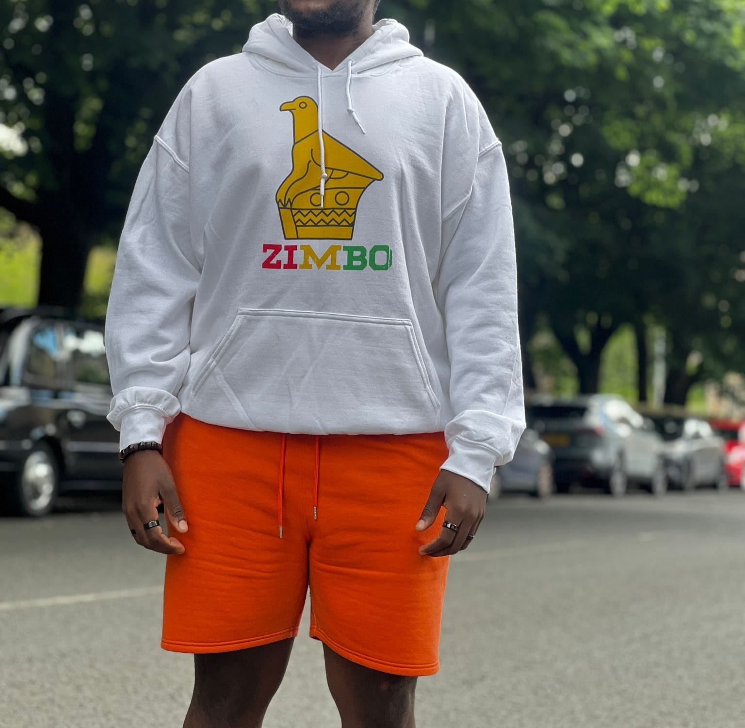 ZIMBO White Hoodie