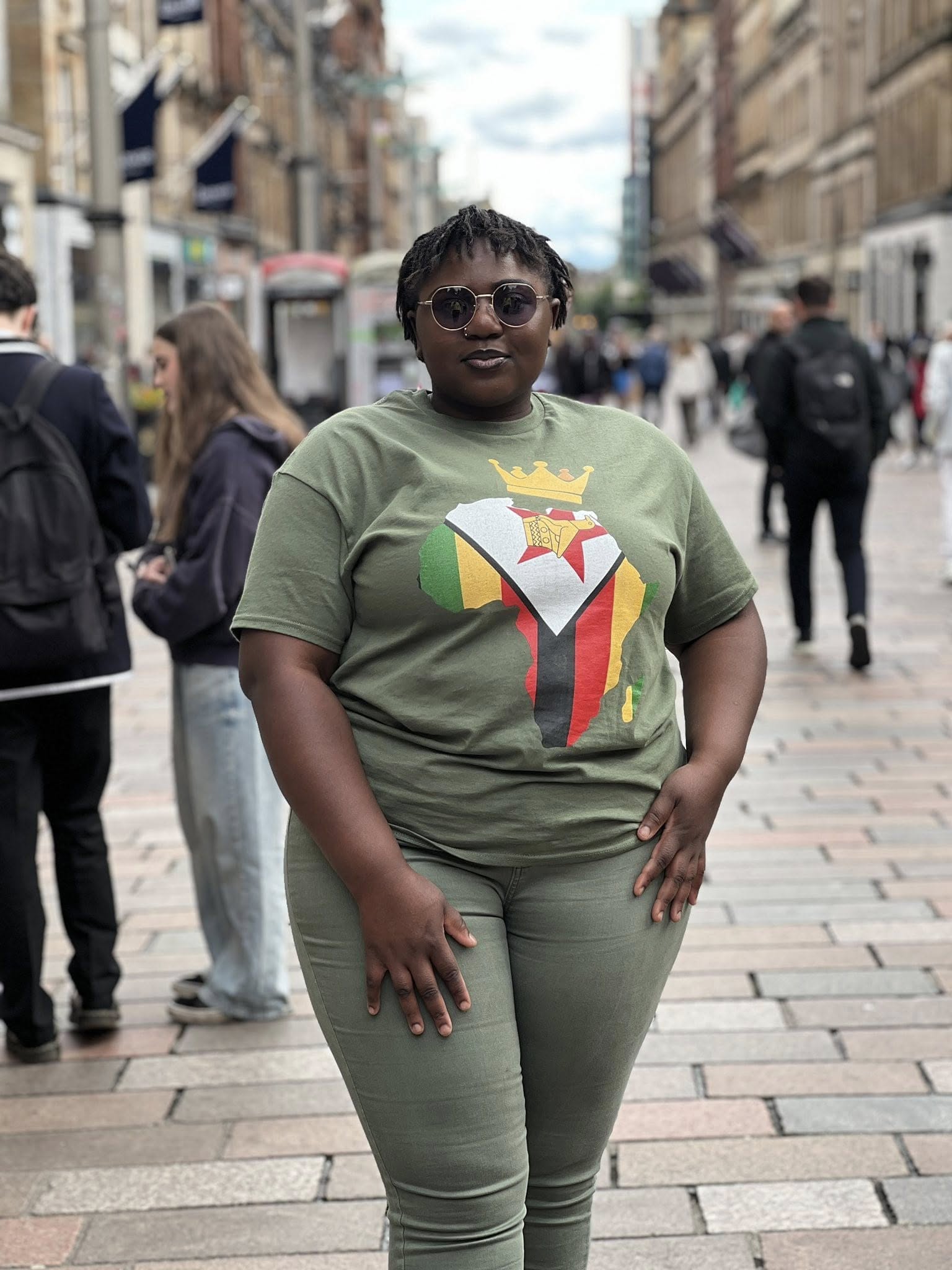 AfriZim Crown Graphic T-shirt