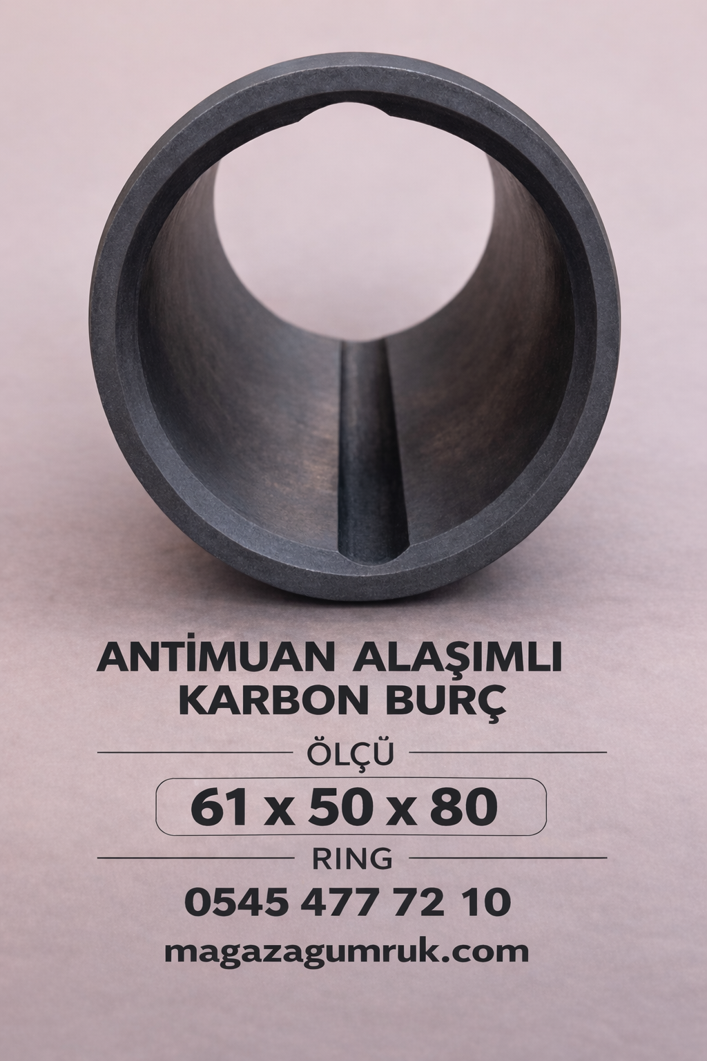 61x50x80  morgan antımuan alasımlı rıng burc 