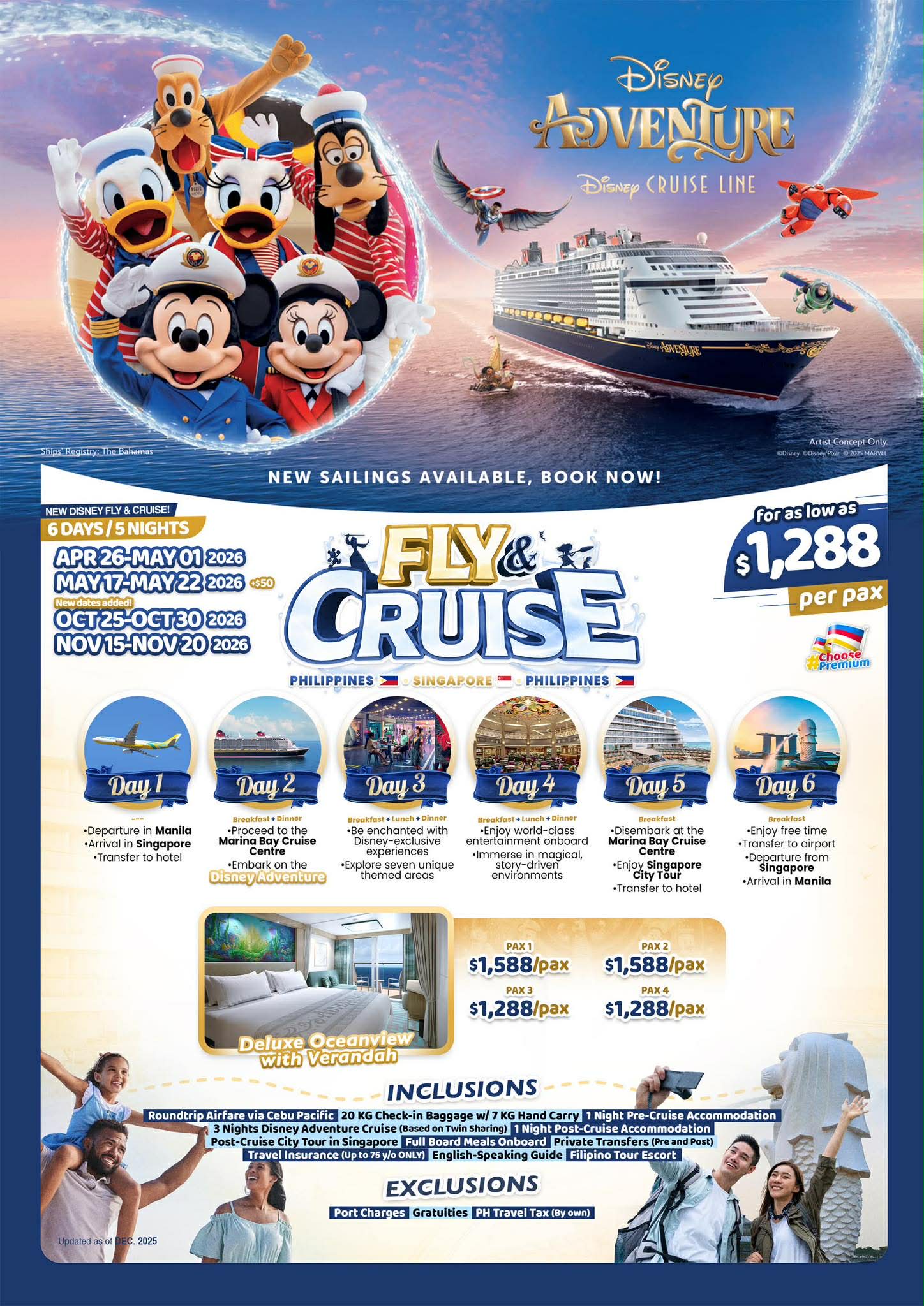 Disney Fly & Cruise Adventure