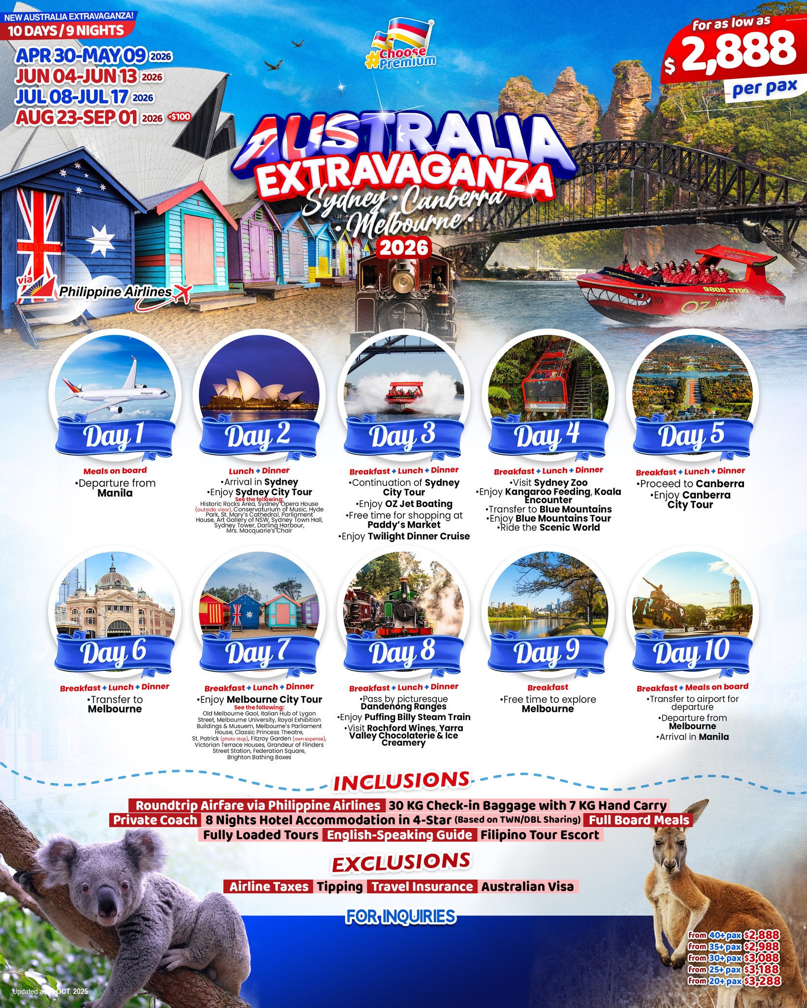 Australia Extravaganza Tour Package