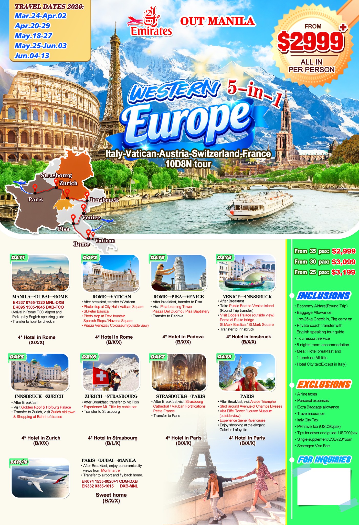 Western 5-in-1 Europe Tour