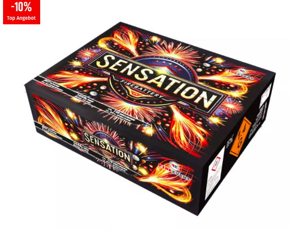 Sensation Feuerwerksbatterie 207 Schuss