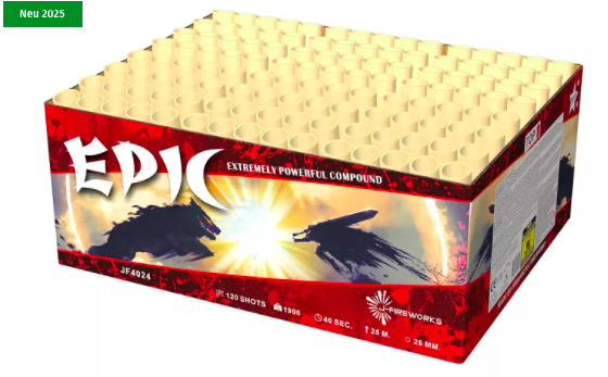 EPIC Feuerwerksbatterie 120 Schuss