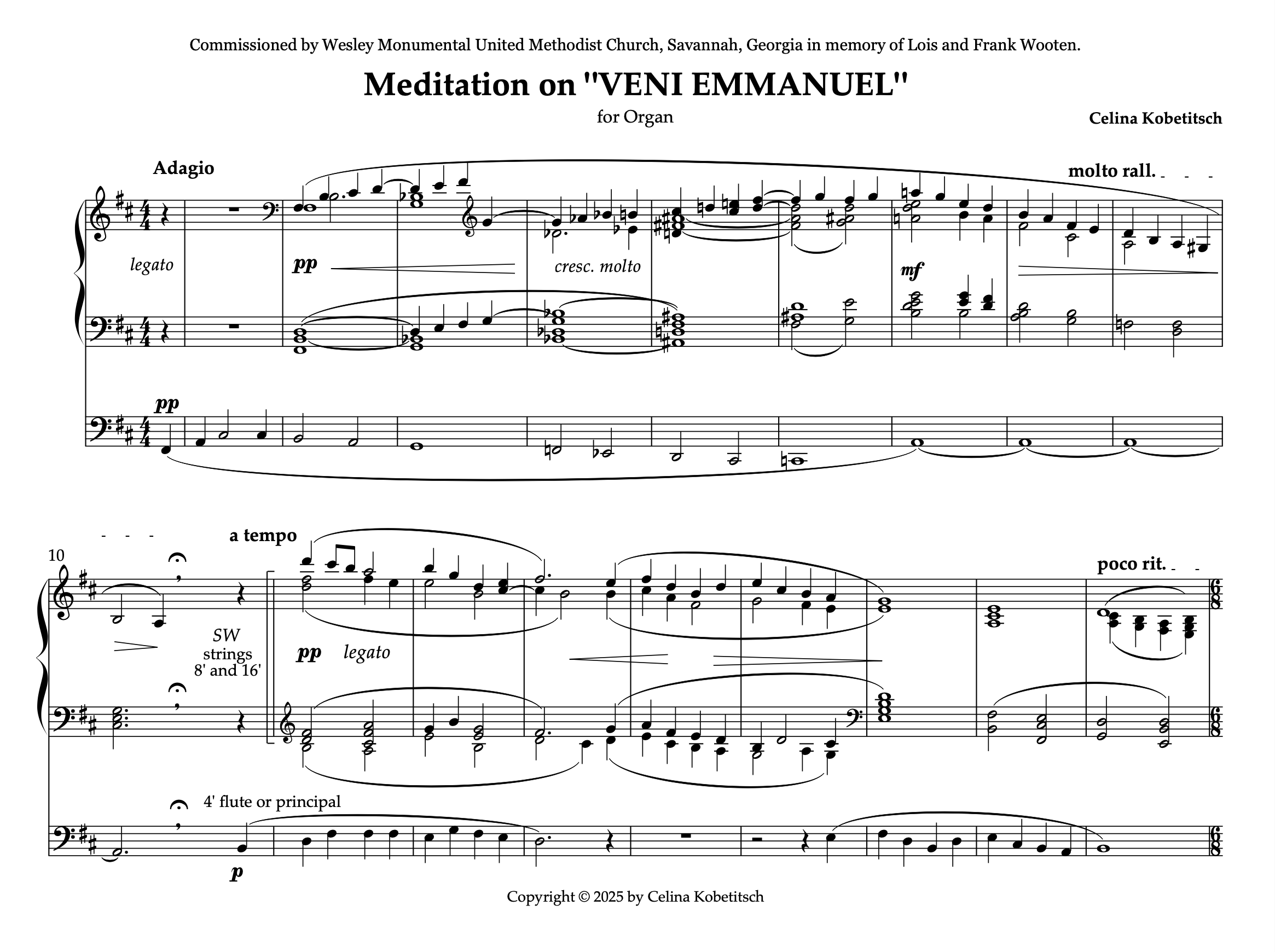 Meditation on VENI EMMANUEL