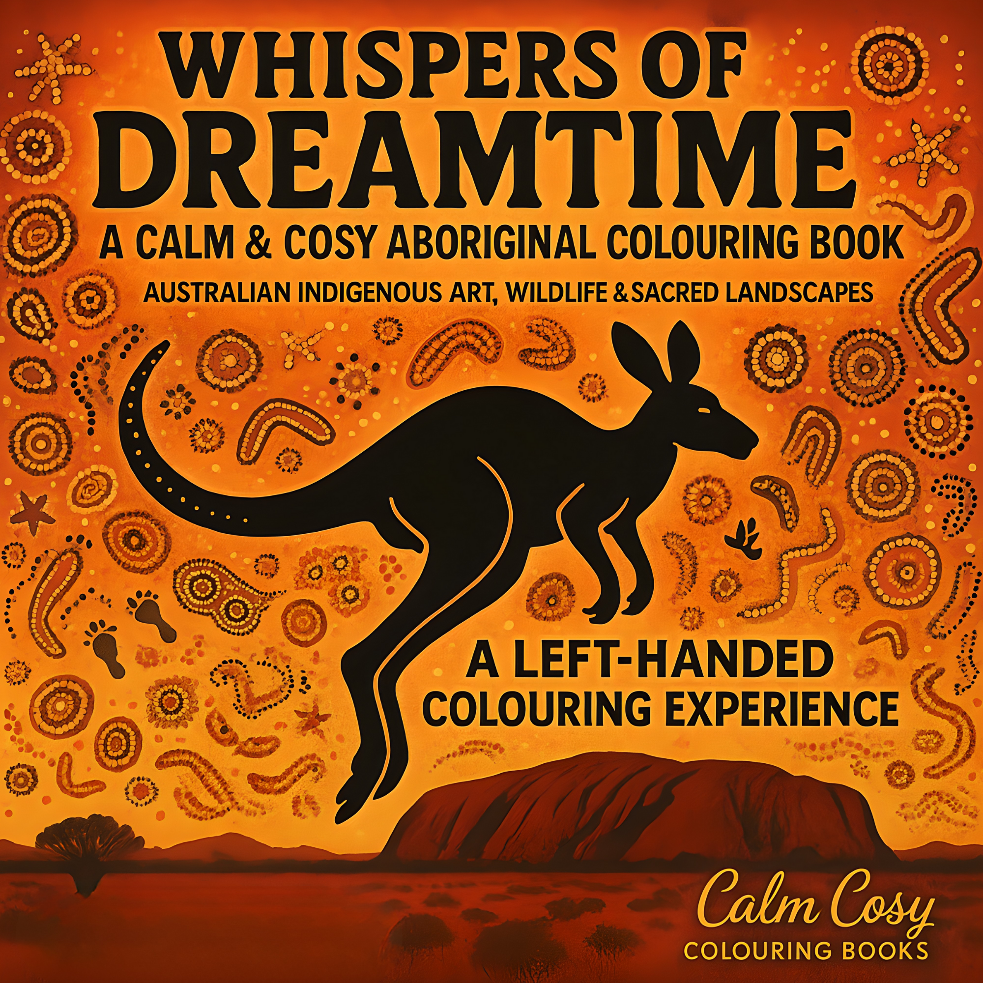 Whispers of Dreamtime Colouring Book