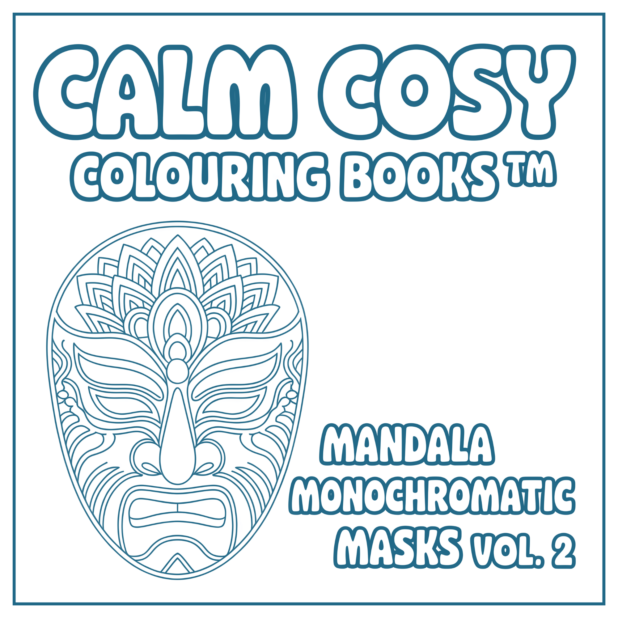 Mandala Monochromatic Masks Vol. 2