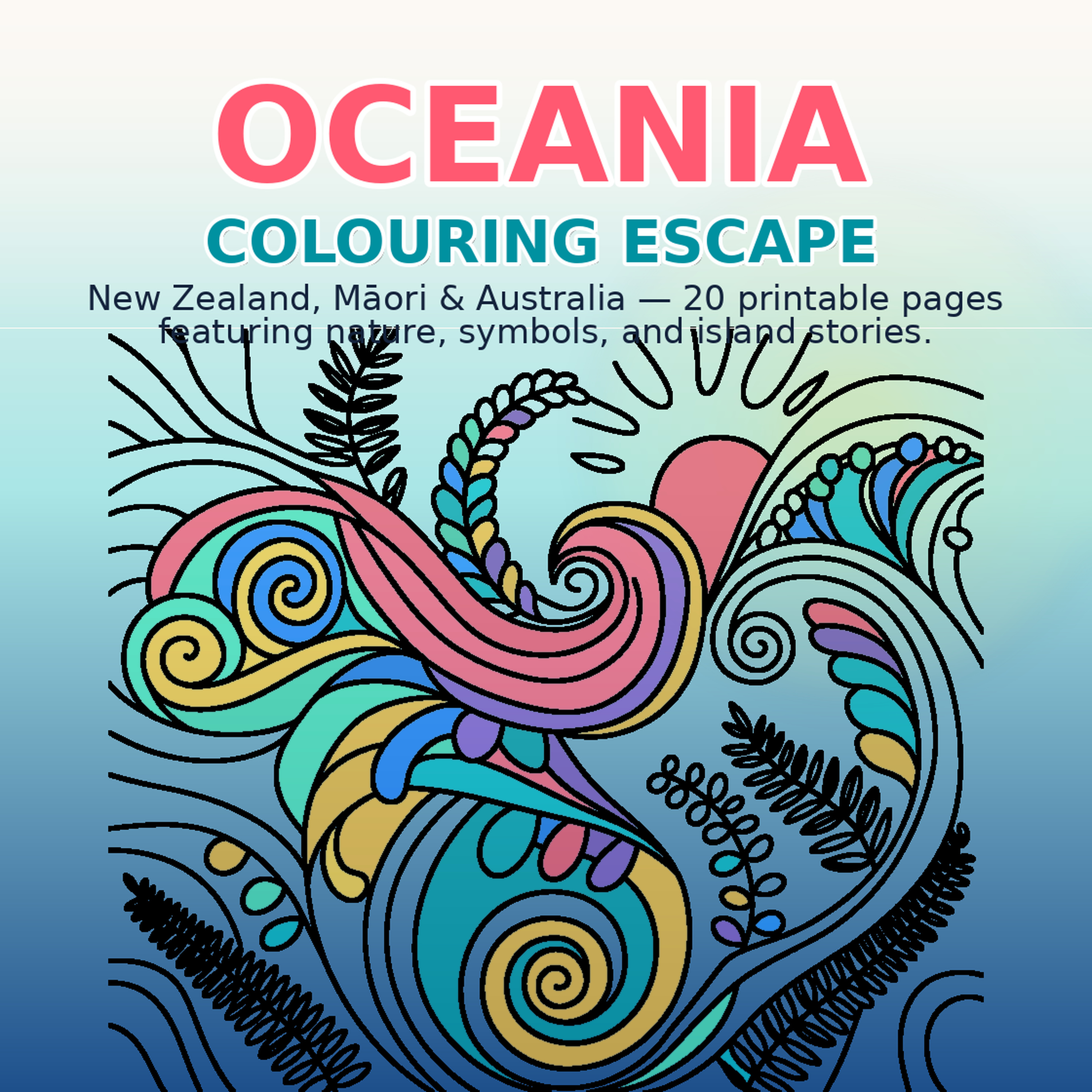 Oceania Colouring Escape