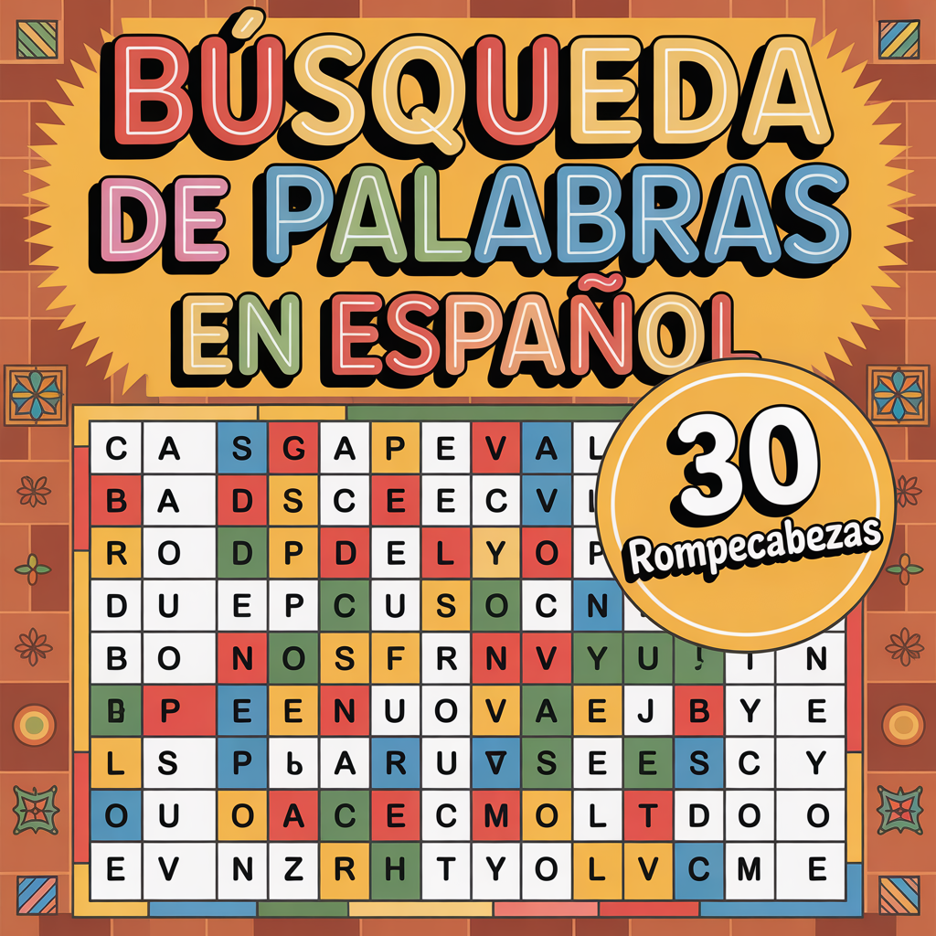 Spanish Word Search Puzzles