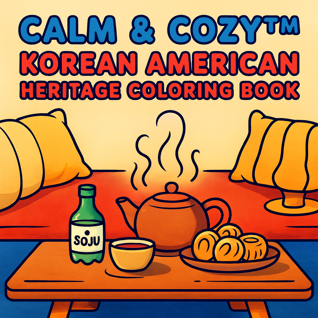 Calm & Cozy™ Korean American Heritage Coloring Book