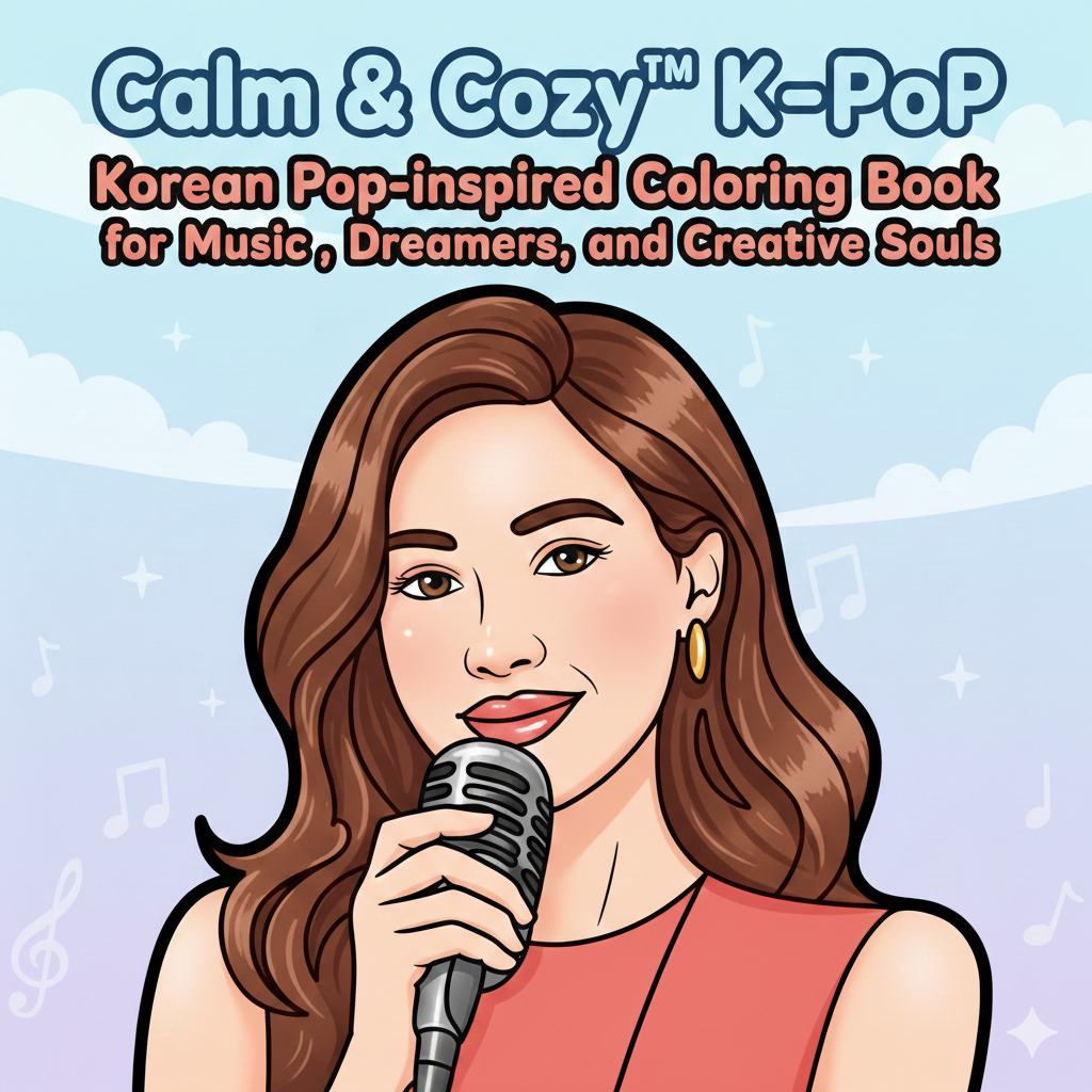 Calm & Cozy™ K-PoP Coloring Book